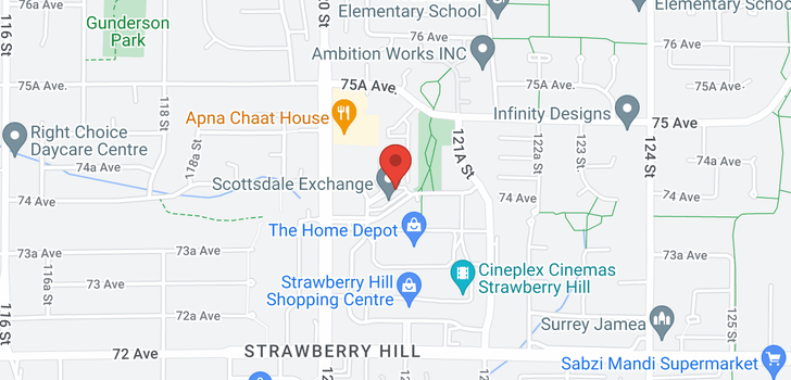 map of 91 12110 75 AVENUE